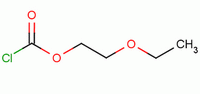 2-乙氧基乙基氯甲酸酯分子式结构图