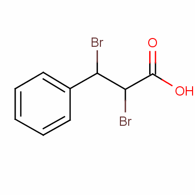 2,3-二溴-3-苯基丙酸分子式结构图