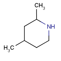 2,4-二甲基哌啶分子式结构图