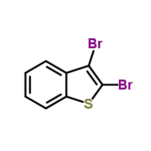 2,3-二溴苯并[b]噻吩分子式结构图