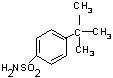 4-叔丁基苯磺酰胺分子式结构图
