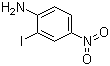 2-碘-4-硝基苯胺分子式结构图