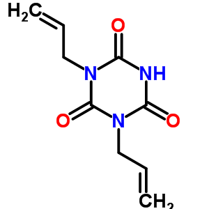 1,3-二烯丙基异氰脲酸酯分子式结构图