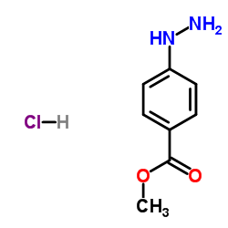 4-肼基苯甲酸甲酯盐酸盐分子式结构图