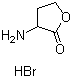 α-氨基-γ-丁内酯氢溴酸盐分子式结构图