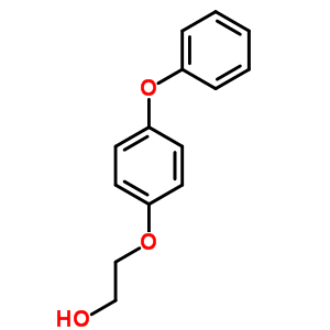 对苯氧基苯氧基乙醇分子式结构图