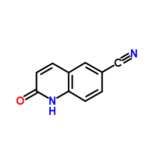 6-氰基喹啉-2(1H)-酮分子式结构图