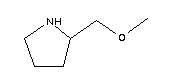 (S)-(+)-2-(甲氧甲基)吡咯烷分子式结构图