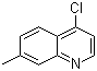 4-氯-7-甲基喹啉分子式结构图