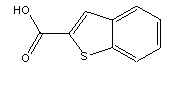 苯并噻吩-2-甲酸分子式结构图