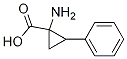 1-氨基-2-苯基环丙烷羧酸分子式结构图