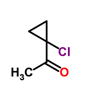 1-(1-氯环丙基)乙酮分子式结构图