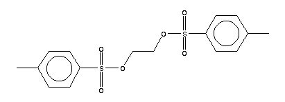 1,2-双甲苯磺酰氧基乙烷分子式结构图