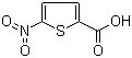 5-硝基噻吩-2-甲酸分子式结构图