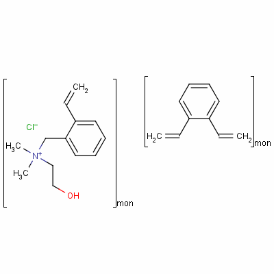 Amberlite IRA-410 离子交换树脂分子式结构图