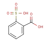 2-磺基苯甲酸分子式结构图