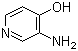 3-氨基-4-羟基吡啶分子式结构图