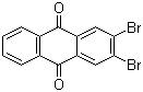 2,3-二溴-9,10-蒽二酮分子式结构图