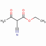 2-氰基乙酰乙酸乙酯分子式结构图