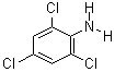 2,4,6-三氯苯胺分子式结构图