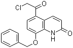 8-苄氧基-5-氯乙酰基-2-喹啉酮分子式结构图