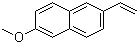 6-甲氧基-2-萘乙烯分子式结构图