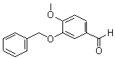 3-苄氧基-4-甲氧基苯甲醛分子式结构图