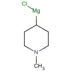 1-甲基哌啶-4-基氯化镁分子式结构图