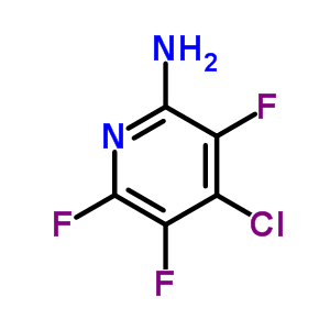 2,6-二氟-4-吡啶胺分子式结构图