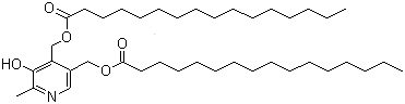 吡哆醇二棕榈酸酯分子式结构图