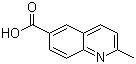 2-甲基-6-喹啉羧酸分子式结构图