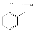 邻联甲苯胺盐酸盐分子式结构图