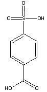 对磺基苯甲酸分子式结构图