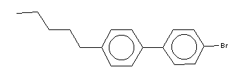 4-溴-4'-戊基联苯分子式结构图