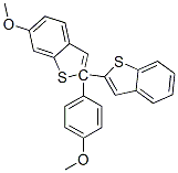 2-(4-甲氧基苯基)-6-甲氧基苯并[b]噻吩分子式结构图