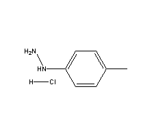 对甲苯肼盐酸盐分子式结构图