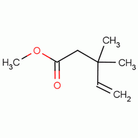 3,3-二甲基-4-戊烯酸甲酯分子式结构图