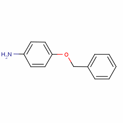 4-苄氧基苯胺分子式结构图