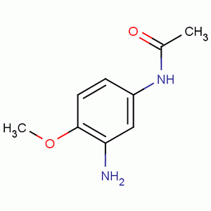 2-氨基-4-乙酰氨基苯甲醚分子式结构图