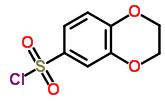 2,3-二氢-1,4-苯并二噁英-6-磺酰氯分子式结构图