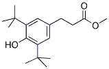 3-(3,5-二叔丁基-4-羟基苯基)丙酸甲酯分子式结构图