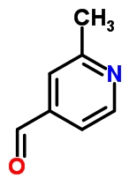 2-甲基-4-吡啶甲醛分子式结构图