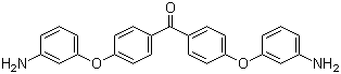 4,4'-双(3-氨基苯氧基)苯甲酮分子式结构图