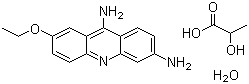 乳酸依沙吖啶一水物分子式结构图