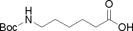 叔丁氧羰酰基-6-氨基己酸分子式结构图