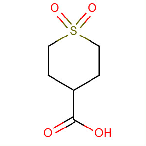 1,1-二氧代-六氢-1L6-硫基吡喃-4-甲酸分子式结构图