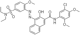 颜料红5分子式结构图