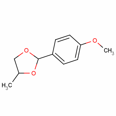 大茴香醛丙二醇缩醛分子式结构图