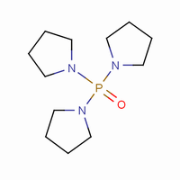 三(N,N-四亚甲基)磷酰胺分子式结构图