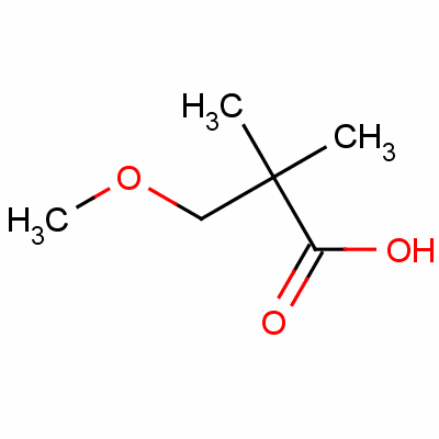 3-甲氧基特戊酸分子式结构图